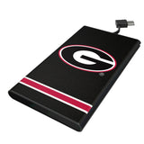 University of Georgia Bulldogs Stripe 5000mAh Flat Powerbank