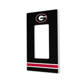 University of Georgia Bulldogs Stripe Hidden-Screw Light Switch Plate