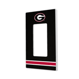 University of Georgia Bulldogs Stripe Hidden-Screw Light Switch Plate