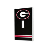 University of Georgia Bulldogs Stripe Hidden-Screw Light Switch Plate