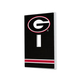 University of Georgia Bulldogs Stripe Hidden-Screw Light Switch Plate