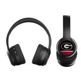 University of Georgia Bulldogs Stripe Wireless Over-Ear BT Headphones With Case