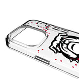 University of Georgia Bulldogs Uga Confetti Clear Phone Case for Apple iPhone