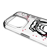 University of Georgia Bulldogs Uga Confetti Clear Phone Case for Apple iPhone