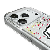 University of Georgia Bulldogs Uga Confetti Glitter Phone Case for Apple iPhone
