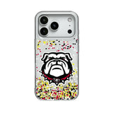 University of Georgia Bulldogs Uga Confetti Glitter Phone Case for Apple iPhone