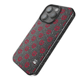 University of Georgia Bulldogs Uga Fashion Pattern Black Bling Phone Case for Apple iPhone