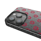 University of Georgia Bulldogs Uga Fashion Pattern Black Bling Phone Case for Apple iPhone