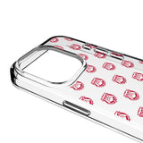 University of Georgia Bulldogs Uga Fashion Pattern Clear Phone Case for Apple iPhone