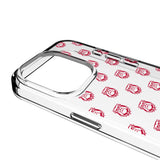 University of Georgia Bulldogs Uga Fashion Pattern Clear Phone Case for Apple iPhone