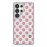 University of Georgia Bulldogs Uga Fashion Pattern Clear Phone Case for Samsung Galaxy