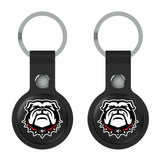 University of Georgia Bulldogs Uga Insignia Black Airtag Holder 2-Pack