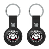 University of Georgia Bulldogs Uga Insignia Black Airtag Holder 2-Pack