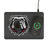 University of Georgia Bulldogs Uga Linen 15-Watt Wireless Charger and Mouse Pad