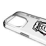 University of Georgia Bulldogs Uga Linen Clear Phone Case for Apple iPhone