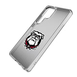 University of Georgia Bulldogs Uga Linen Clear Phone Case for Samsung Galaxy