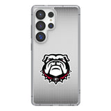 University of Georgia Bulldogs Uga Linen Clear Phone Case for Samsung Galaxy