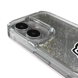 University of Georgia Bulldogs Uga Linen Glitter Phone Case for Apple iPhone