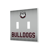 University of Georgia Bulldogs Uga Linen Hidden-Screw Light Switch Plate