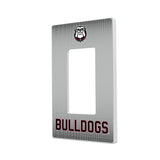 University of Georgia Bulldogs Uga Linen Hidden-Screw Light Switch Plate