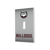 University of Georgia Bulldogs Uga Linen Hidden-Screw Light Switch Plate