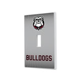 University of Georgia Bulldogs Uga Linen Hidden-Screw Light Switch Plate