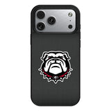 University of Georgia Bulldogs Uga Linen MagSafe Compatible Phone Case for Apple iPhone