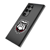 University of Georgia Bulldogs Uga Linen MagSafe Compatible Phone Case for Samsung Galaxy