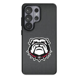 University of Georgia Bulldogs Uga Linen MagSafe Compatible Phone Case for Samsung Galaxy