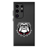University of Georgia Bulldogs Uga Linen MagSafe Compatible Phone Case for Samsung Galaxy