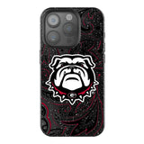 University of Georgia Bulldogs Uga Paisley Black Bling Phone Case for Apple iPhone