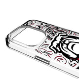 University of Georgia Bulldogs Uga Paisley Clear Phone Case for Apple iPhone