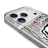 University of Georgia Bulldogs Uga Paisley Glitter Phone Case for Apple iPhone