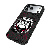 University of Georgia Bulldogs Uga Paisley MagSafe Compatible Phone Case for Apple iPhone