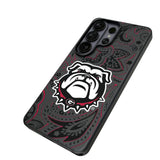 University of Georgia Bulldogs Uga Paisley MagSafe Compatible Phone Case for Samsung Galaxy
