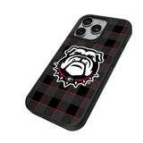 University of Georgia Bulldogs Uga Plaid MagSafe Compatible Phone Case for Apple iPhone