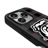 University of Georgia Bulldogs Uga Plaid MagSafe Compatible Phone Case for Apple iPhone
