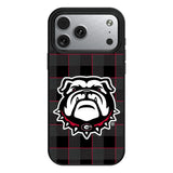 University of Georgia Bulldogs Uga Plaid MagSafe Compatible Phone Case for Apple iPhone