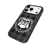 University of Georgia Bulldogs Uga Plaid MagSafe Compatible Phone Case for Apple iPhone