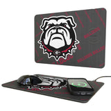 University of Georgia Bulldogs Uga Quadtile 15-Watt Wireless Charger and Mouse Pad