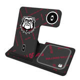 University of Georgia Bulldogs Uga Quadtile 3 in 1 Charging Station