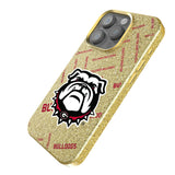 University of Georgia Bulldogs Uga Quadtile Bling Phone Case for Apple iPhone