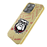 University of Georgia Bulldogs Uga Quadtile Bling Phone Case for Apple iPhone
