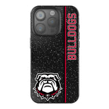 University of Georgia Bulldogs Uga Sidebar Black Bling Phone Case for Apple iPhone