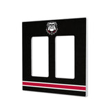 University of Georgia Bulldogs Uga Stripe Hidden-Screw Light Switch Plate