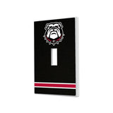 University of Georgia Bulldogs Uga Stripe Hidden-Screw Light Switch Plate