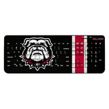 University of Georgia Bulldogs Uga Stripe Wireless USB Keyboard