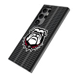 University of Georgia Bulldogs Uga Text Backdrop MagSafe Compatible Phone Case for Samsung Galaxy