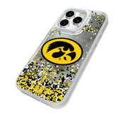 University of Iowa Hawkeyes Confetti Glitter Phone Case for Apple iPhone
