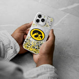 University of Iowa Hawkeyes Confetti Glitter Phone Case for Apple iPhone